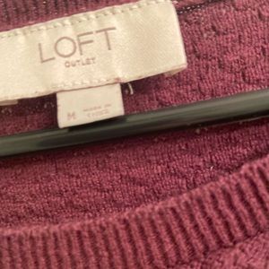 Maroon Loft Sweater
